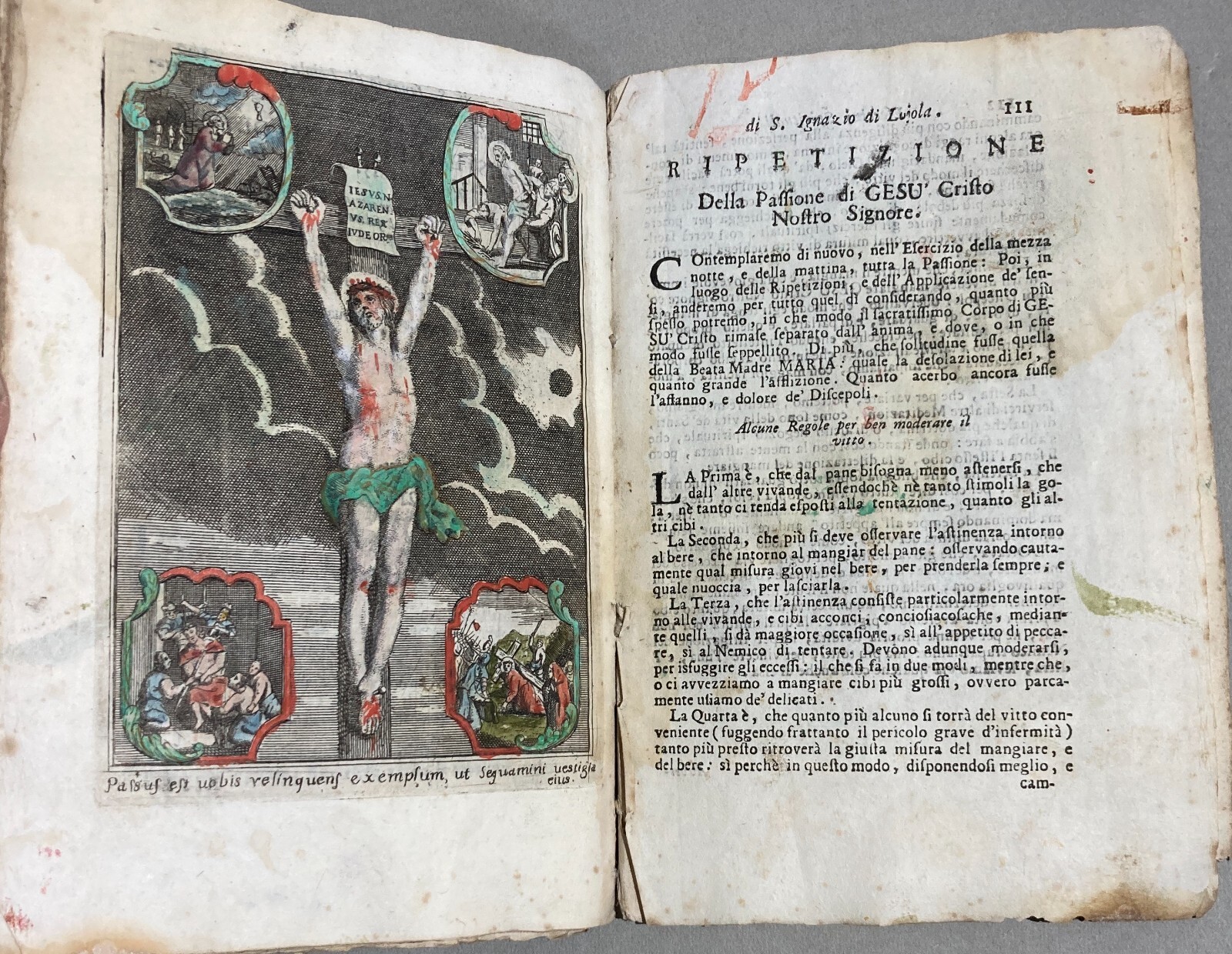 Esercizi Spirituali Di S. Ignazio Di Lojola, Venezia, G. Radici, 1737