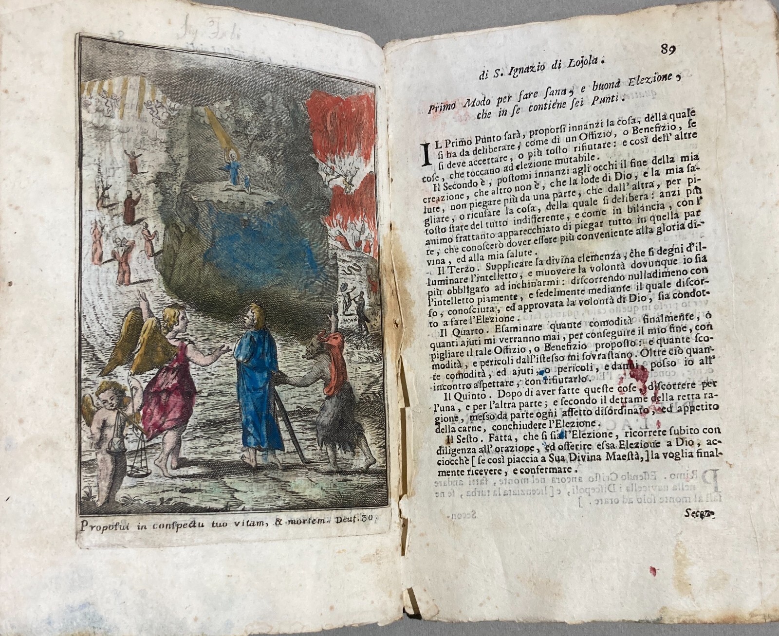 Esercizi Spirituali Di S. Ignazio Di Lojola, Venezia, G. Radici, 1737