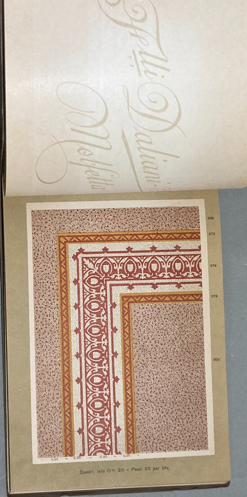 Puglia   Molfetta   Arti Decorative Del '900   Pavimenti   Mattonelle   Daliani Poli   1929
