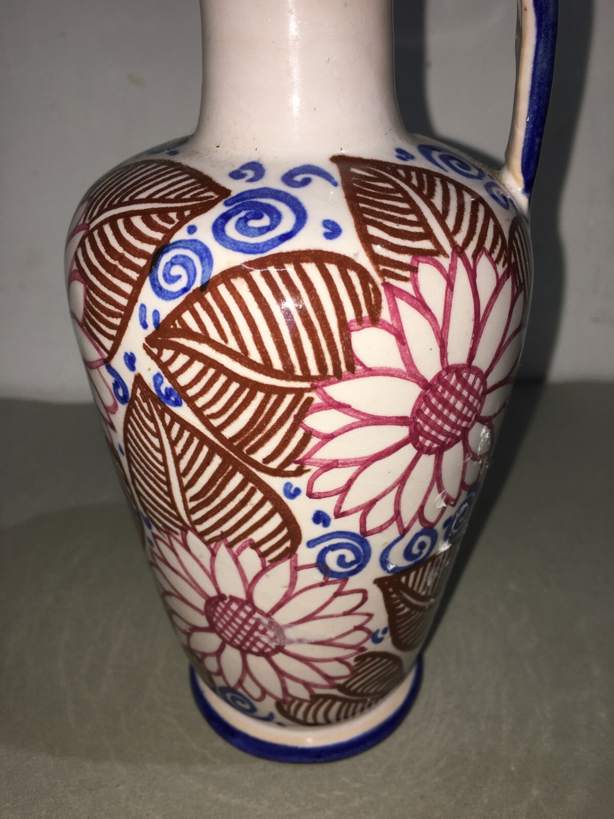 Arte Della Ceramica: Bottiglia Decorativa In Ceramica Di Faenza (Castellini E Masini) Per Luxardo (Zara)