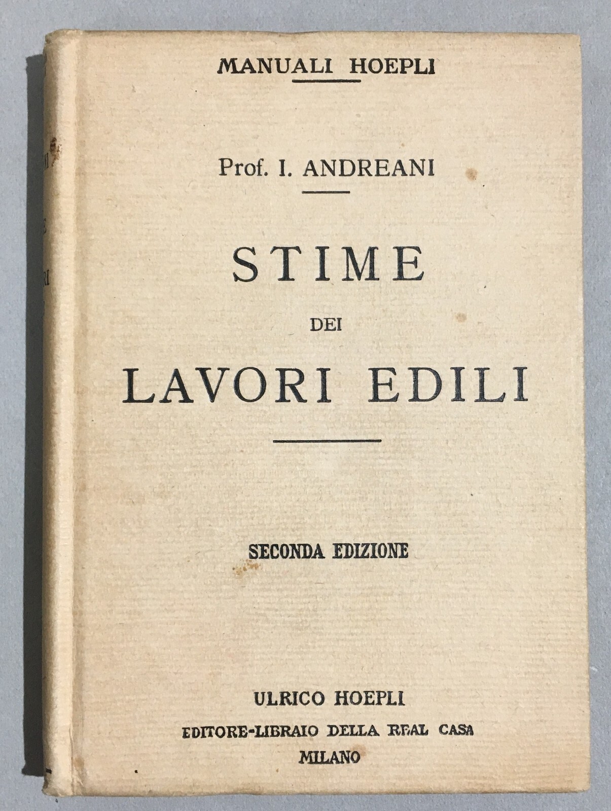 Ingegneria, Edilizia, Tecnica, Costruzioni: Stime Dei Lavori Edili   Andreani   Hoepli