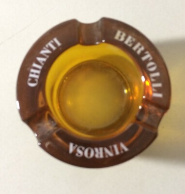 Distilleria, Enologia, Vino, Vinrosa Bertolli Chianti   Posacenere Pubblicitario