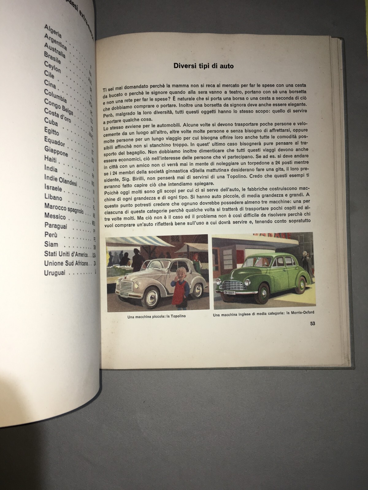 Auto, Automobilismo, Motori: Svizzera, Berna. Raccolta Figurine Chocolat Tobler, 1950