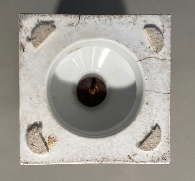 Antico Pregevole Soprammobile: Vaso Con Artistici Dipinti, Neoclassico Dorato, '800