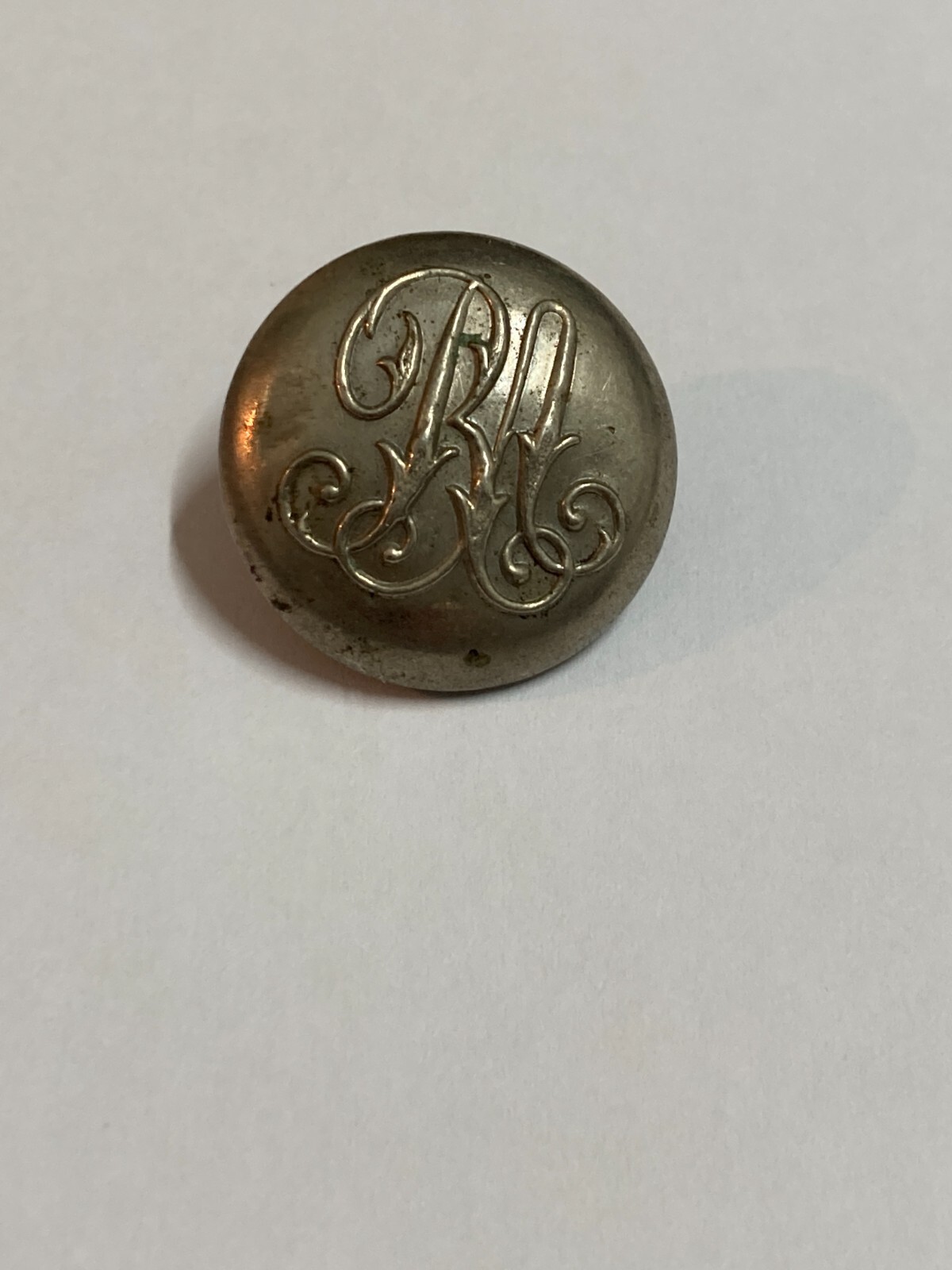Torino   Antico Cimelio   Bottone Da Collezione Monogrammato   Raffaele Sacerdote