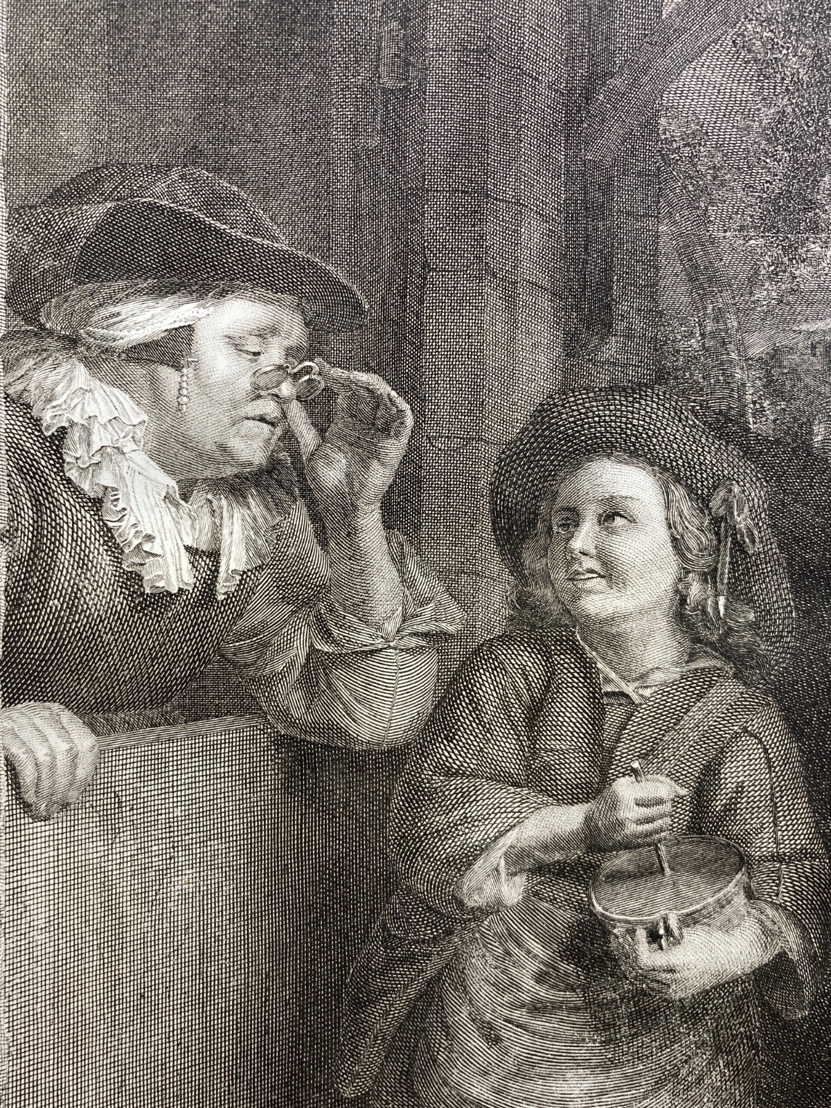 Musica: Il Giovine Suonatore. Incisione Di Gnaccarini Su Disegno Di Antonio Bicciani, 1839