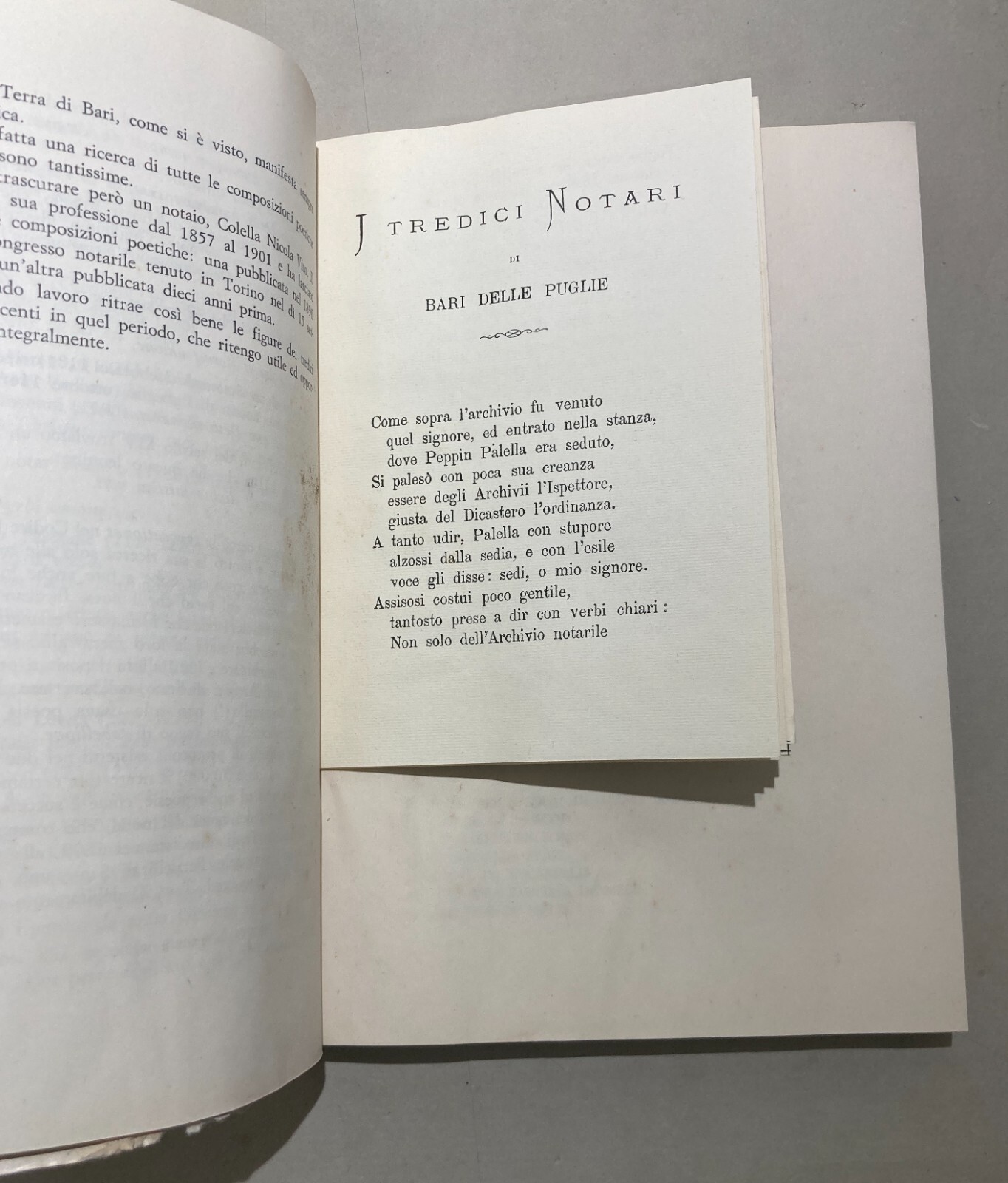 I Notai Di Terra Di Bari: Testimonianze Per La Storia Del Notariato   Vito Tangorra   1977