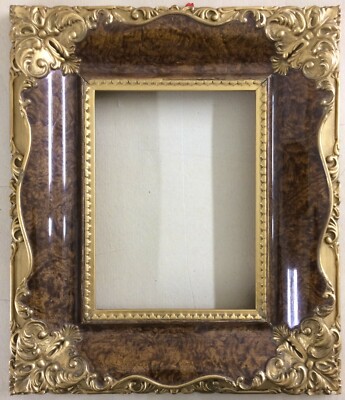 Artistica Cornice Dorata E Tartarugata   Per Piccole Opere d'Arte