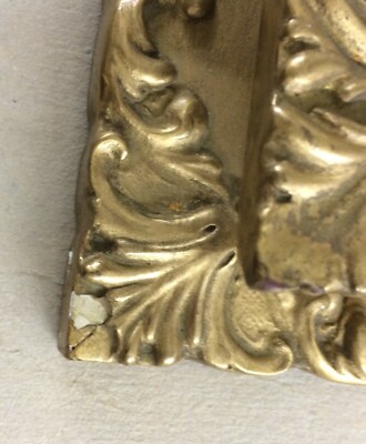 Artistica Cornice Dorata E Tartarugata   Per Piccole Opere d'Arte