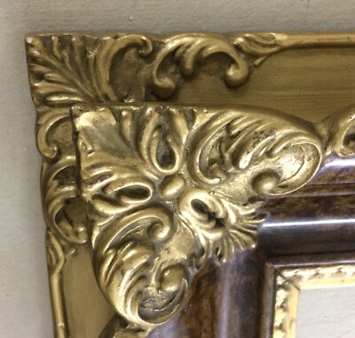 Artistica Cornice Dorata E Tartarugata   Per Piccole Opere d'Arte