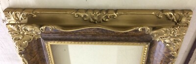 Artistica Cornice Dorata E Tartarugata   Per Piccole Opere d'Arte