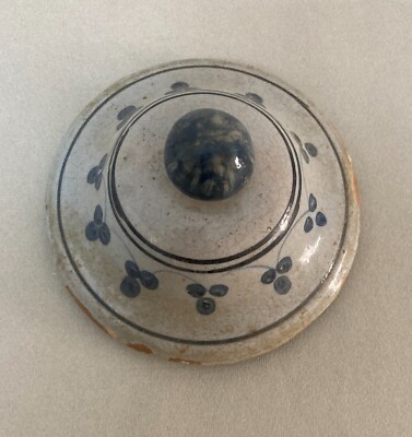 Ceramica Popolare Abruzzese: Coperchio Di Salsiera O Zuppiera, Fine '800