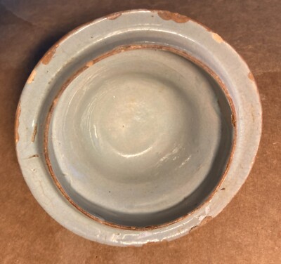 Ceramica Popolare Abruzzese: Coperchio Di Salsiera O Zuppiera, Fine '800