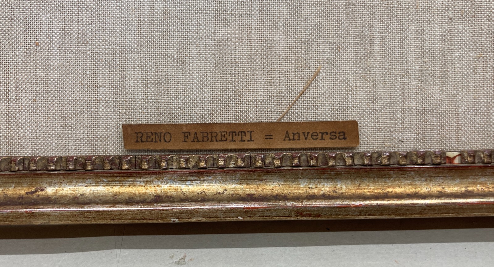 Marche Ancona Arte Del '900 Reno Fabretti Veduta Di Anversa