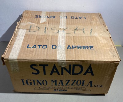 Genova, Igino Mazzola, Specialità Conserve Di Pesce: Scatola Pubblicitaria Standa, Ventresca All'Olio