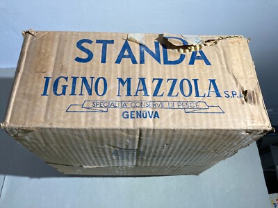 Genova, Igino Mazzola, Specialità Conserve Di Pesce: Scatola Pubblicitaria Standa, Ventresca All'Olio
