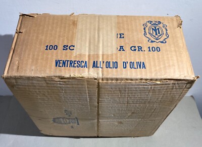 Genova, Igino Mazzola, Specialità Conserve Di Pesce: Scatola Pubblicitaria Standa, Ventresca All'Olio