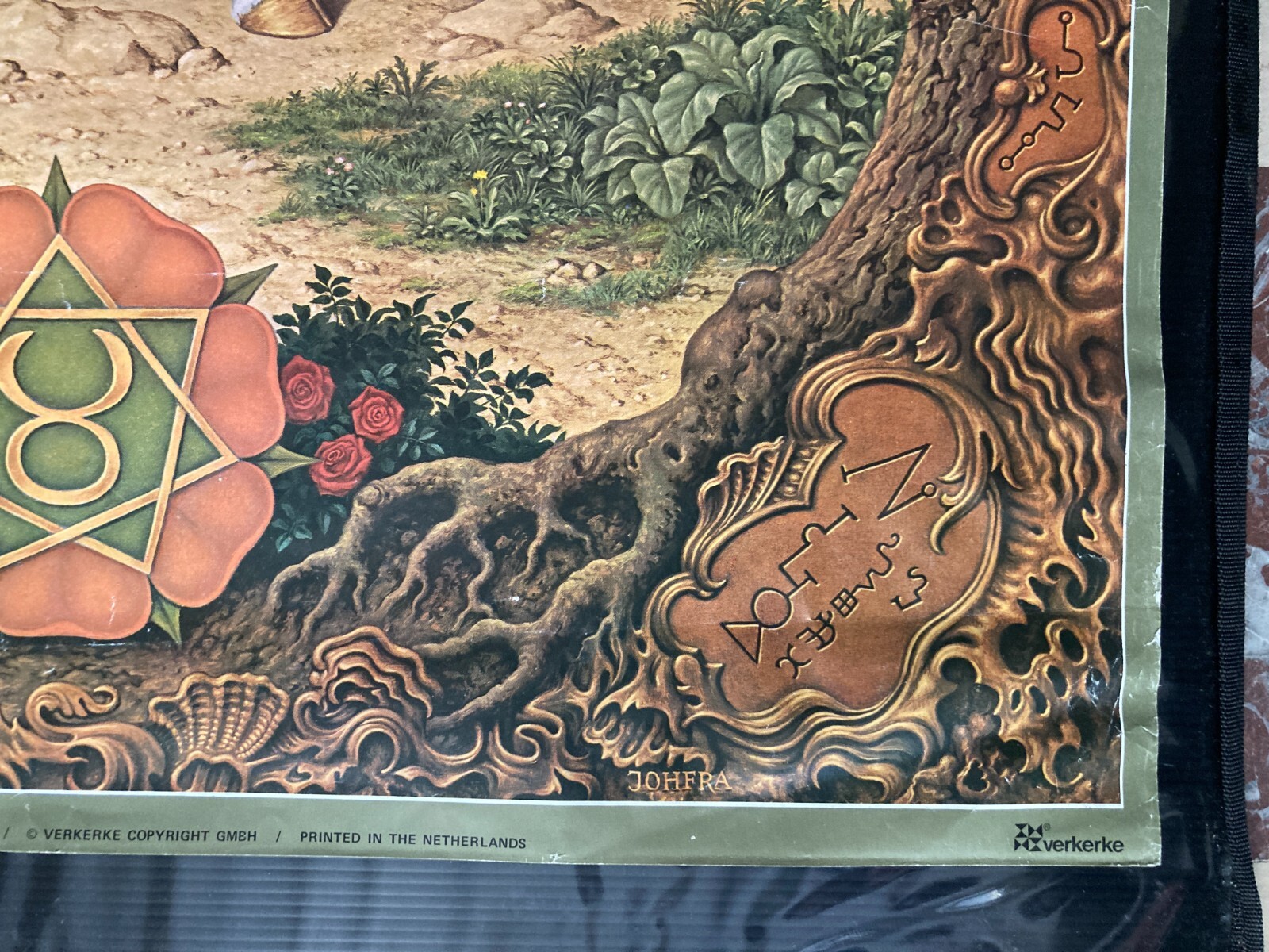 Segno Zodiacale Del Toro. Illustrazione Astrologica Ispirata A Johfra, Grande Stampa