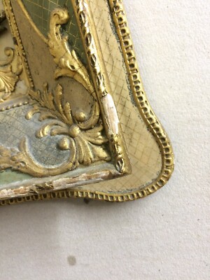 Cornice Decorativa Con Rilievi E Dorature Per Opere d'Arte