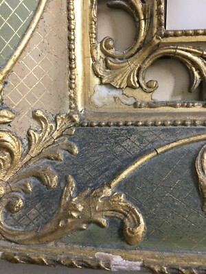 Cornice Decorativa Con Rilievi E Dorature Per Opere d'Arte