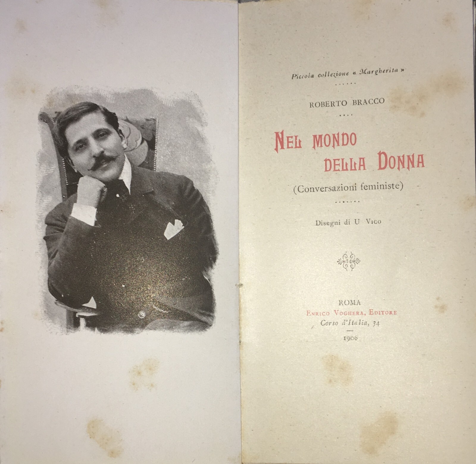 Donna E Femminismo: Roberto Bracco, Donne Napoletane. Illustrazioni Di U. Vico