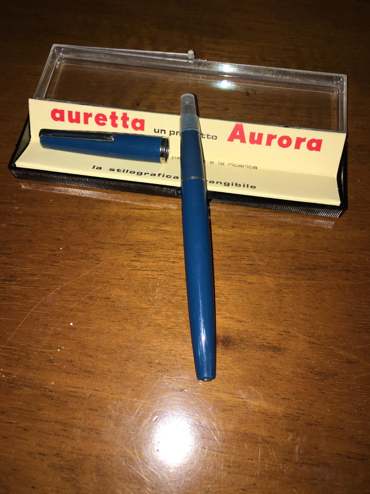 Scrittura, Penne Da Collezione: Aurora, Stilografica Auretta In Astuccio Originale