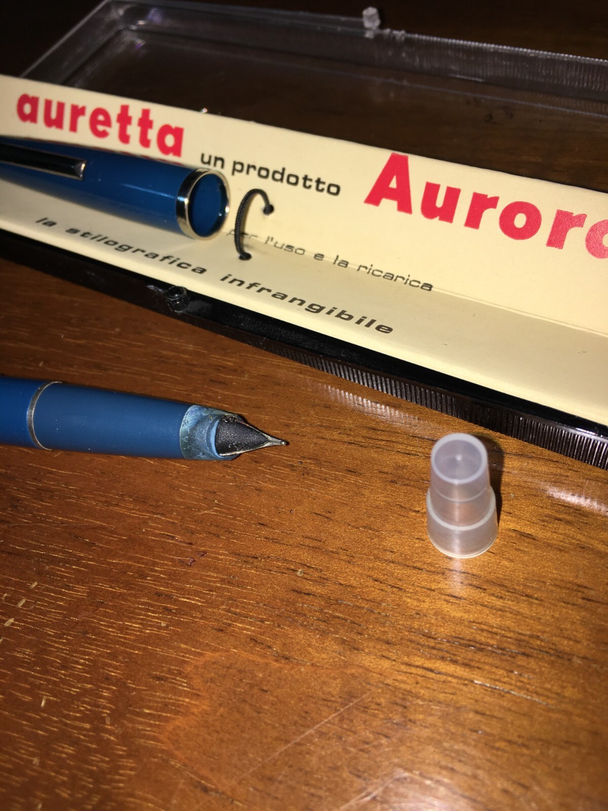Scrittura, Penne Da Collezione: Aurora, Stilografica Auretta In Astuccio Originale