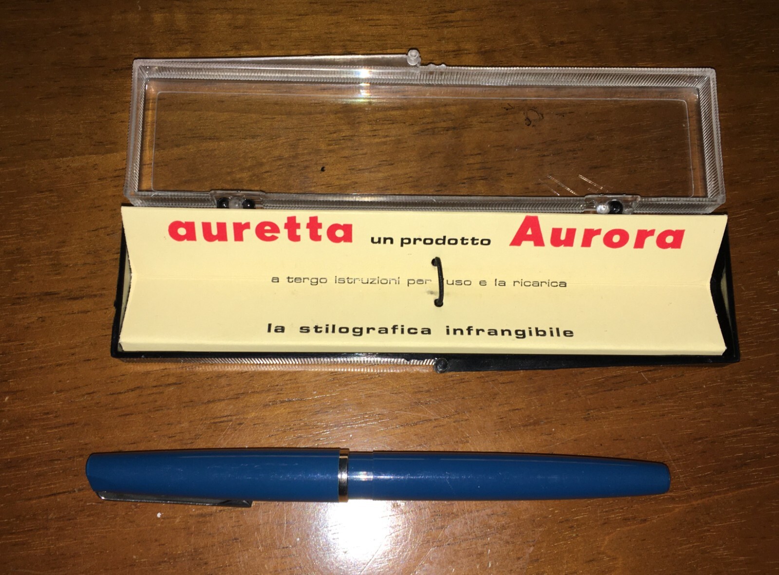 Scrittura, Penne Da Collezione: Aurora, Stilografica Auretta In Astuccio Originale