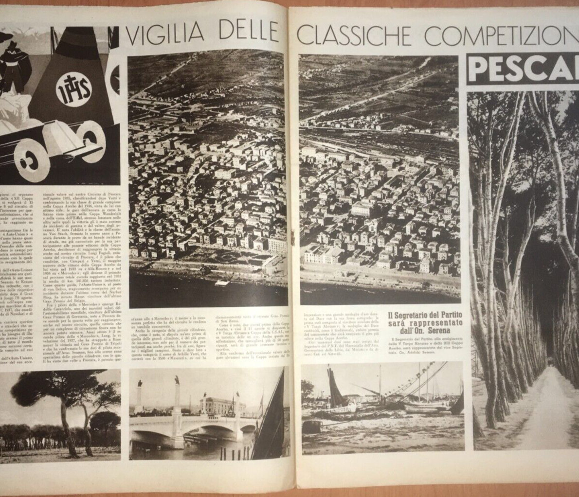 Automobilismo, Motori, Gran Premio, Abruzzo, Coppa Acerbo, Militaria, Illustratissimo