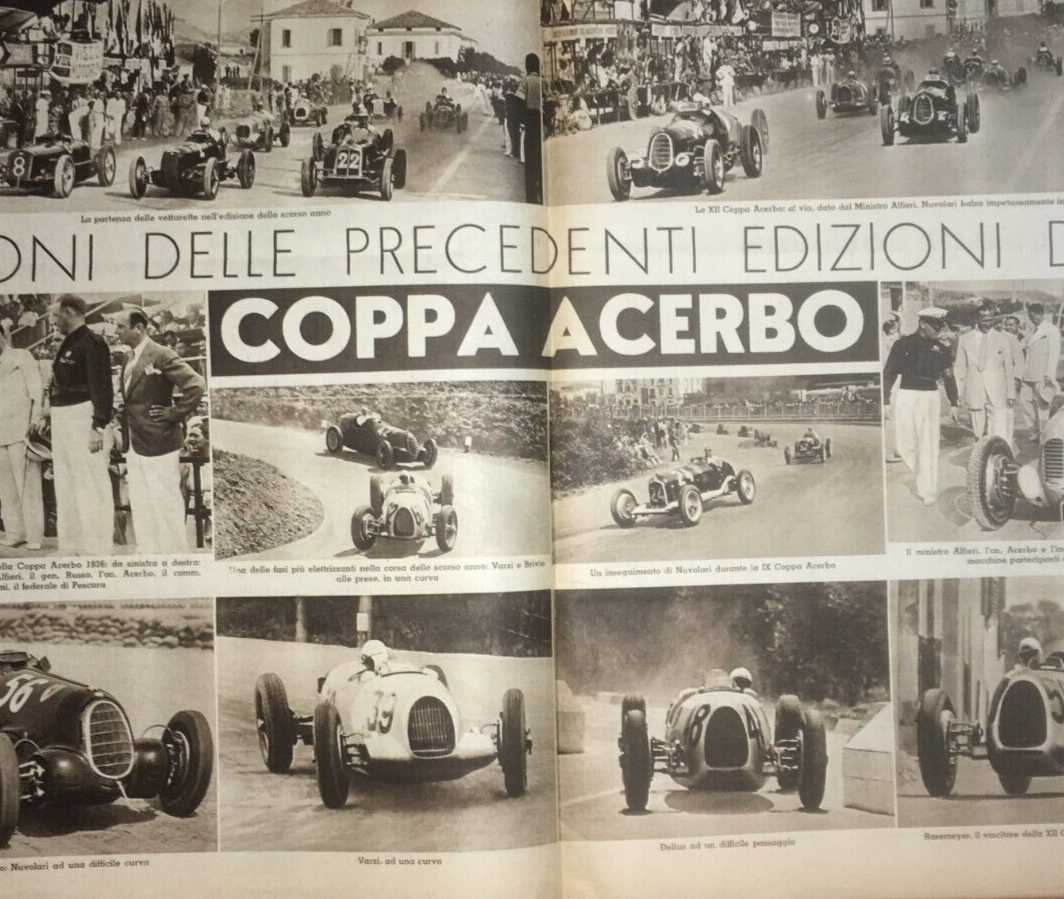 Automobilismo, Motori, Gran Premio, Abruzzo, Coppa Acerbo, Militaria, Illustratissimo