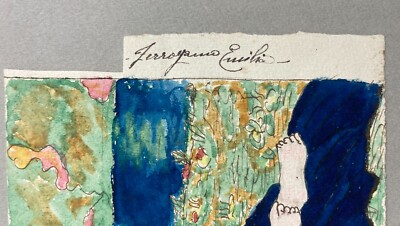 Arte E Musica: Illustrazione Artistica Liberty. Allegoria Della Musica Di Emilia Ferragamo