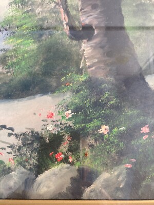 Paesaggio Di A. Page   Dipinto Olio Su Faesite   Metà '900
