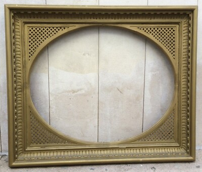 Umbria, Assisi: Grande Cornice Artistica Dorata Per Dipinto, Primo '900