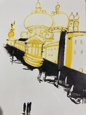Dolciaria Lazzaroni: Vassoio Pubblicitario In Ceramica, Artista Remo Brindisi
