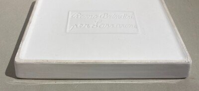 Dolciaria Lazzaroni: Vassoio Pubblicitario In Ceramica, Artista Remo Brindisi