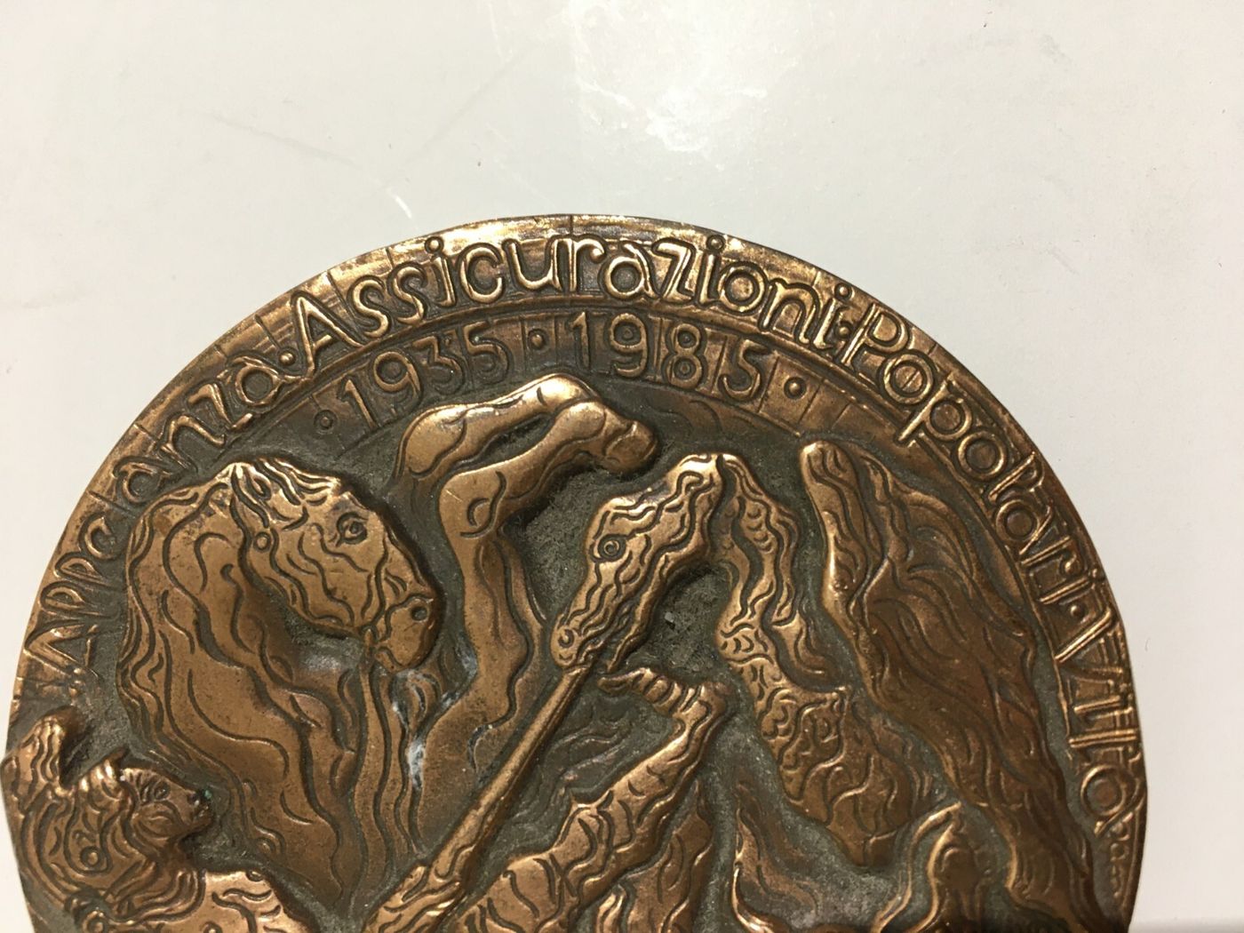 Pubblicitaria Da Collezione: Alleanza Assicurazioni, Artista Bodini, San Giorgio, 1985