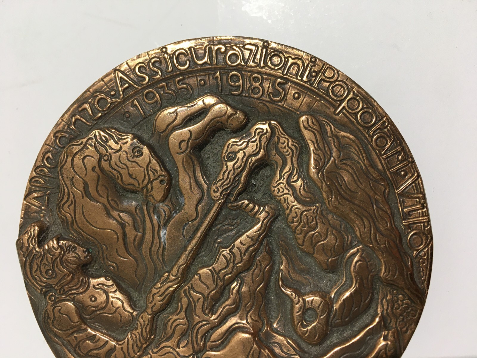 Pubblicitaria Da Collezione: Alleanza Assicurazioni, Artista Bodini, San Giorgio, 1985