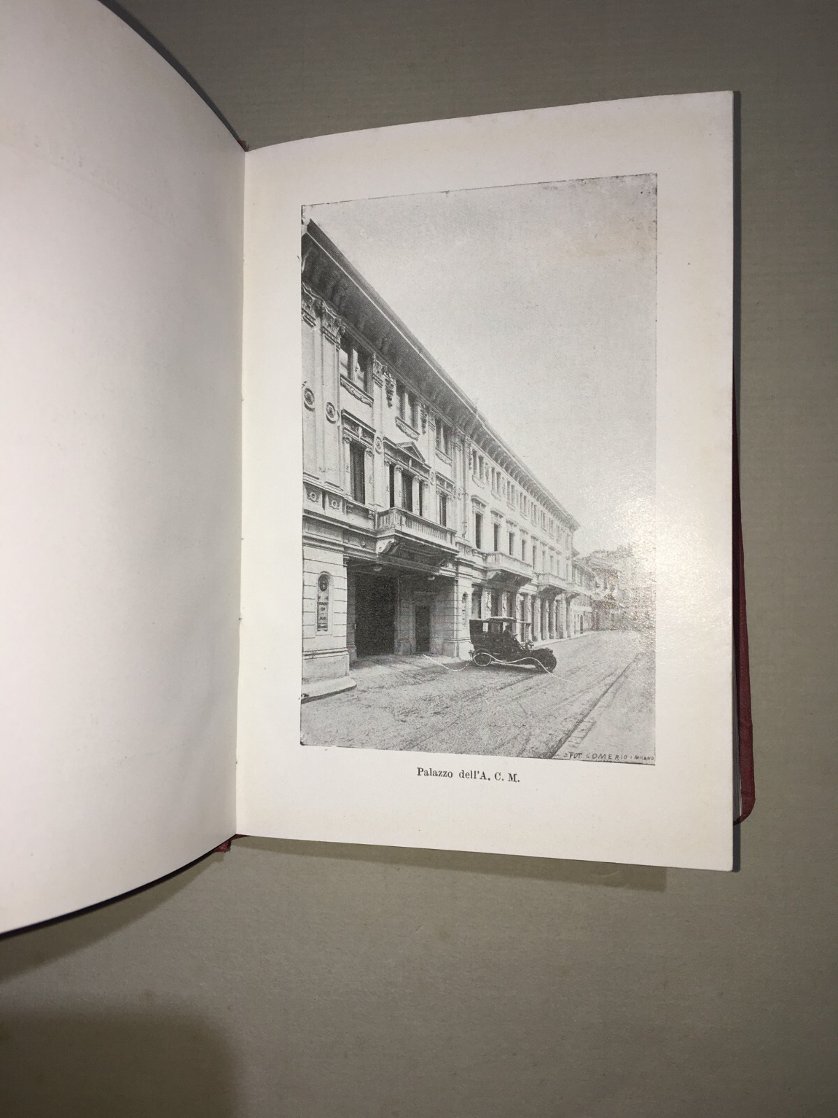 Aci Milano, Automobil Club, Annuario 1910 Con Elenco Soci E Foto Garage