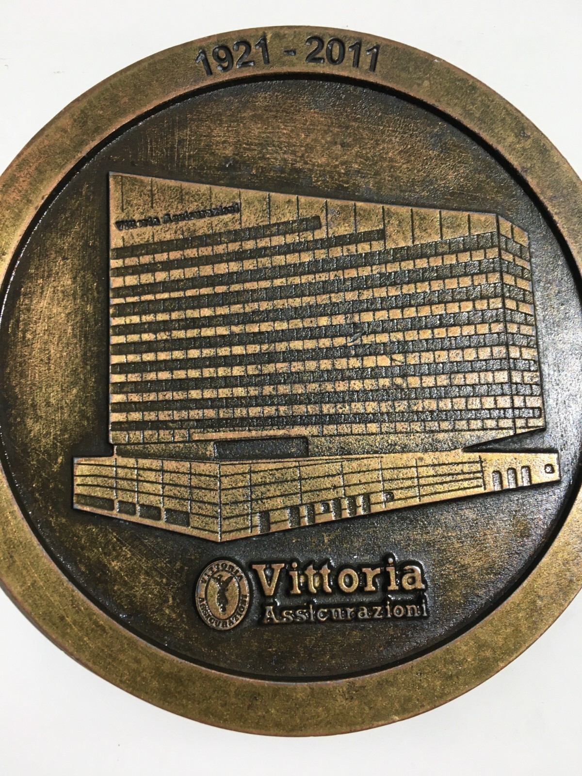 Pubblicitaria Da Collezione Vittoria Assicurazioni Medaglia Commemorativa 2011