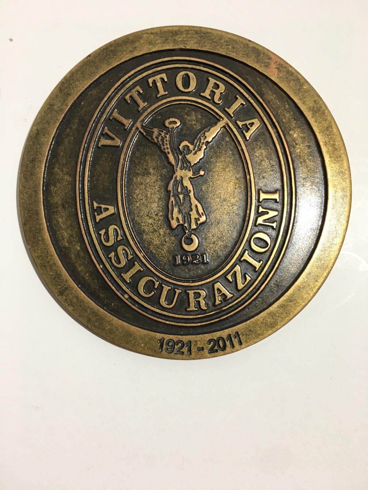 Pubblicitaria Da Collezione Vittoria Assicurazioni Medaglia Commemorativa 2011