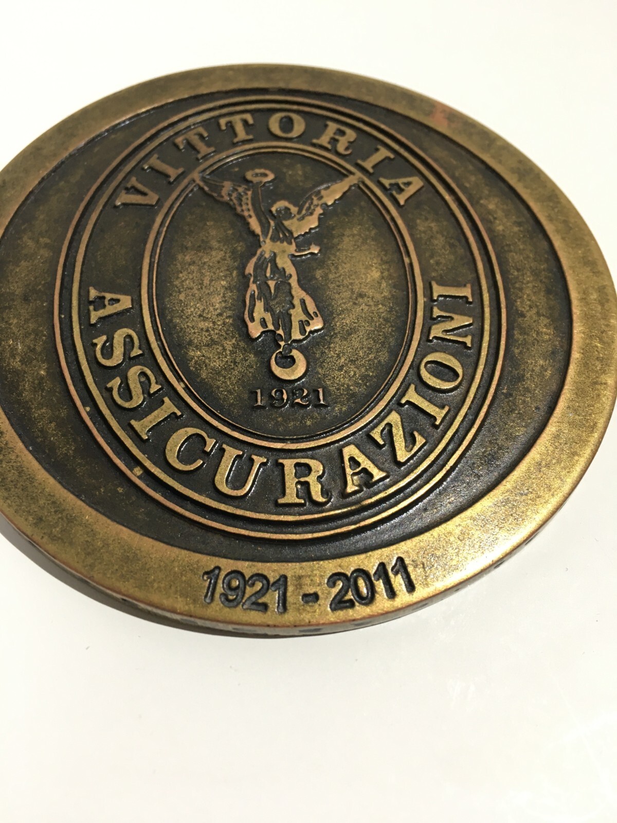 Pubblicitaria Da Collezione Vittoria Assicurazioni Medaglia Commemorativa 2011