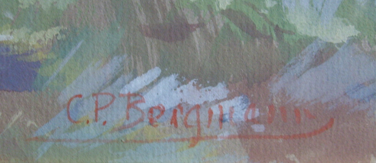 Paesaggio Montano Con Baita, Opera Firmata Di Conrad Peter Bergmann
