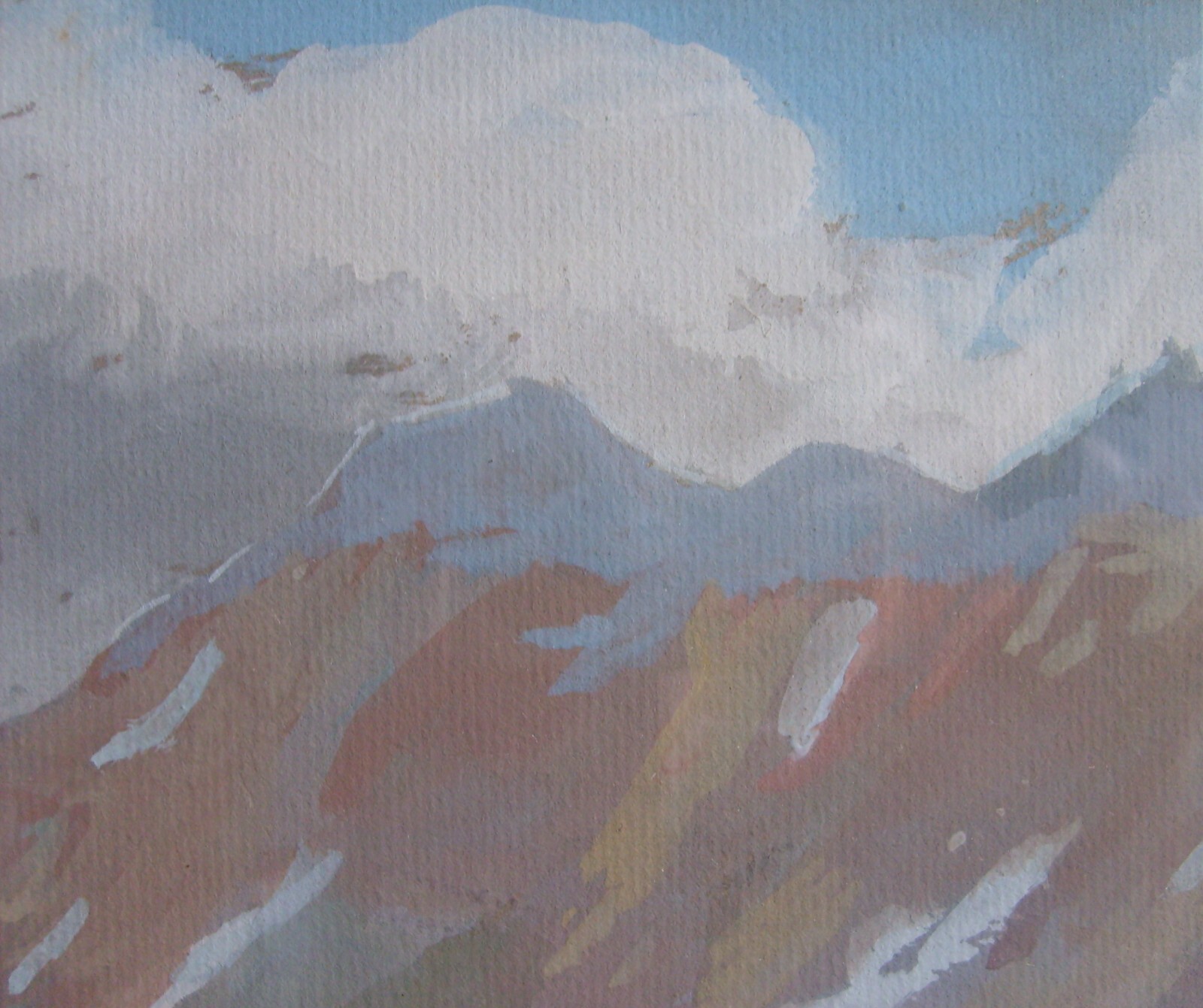 Paesaggio Montano Con Baita, Opera Firmata Di Conrad Peter Bergmann