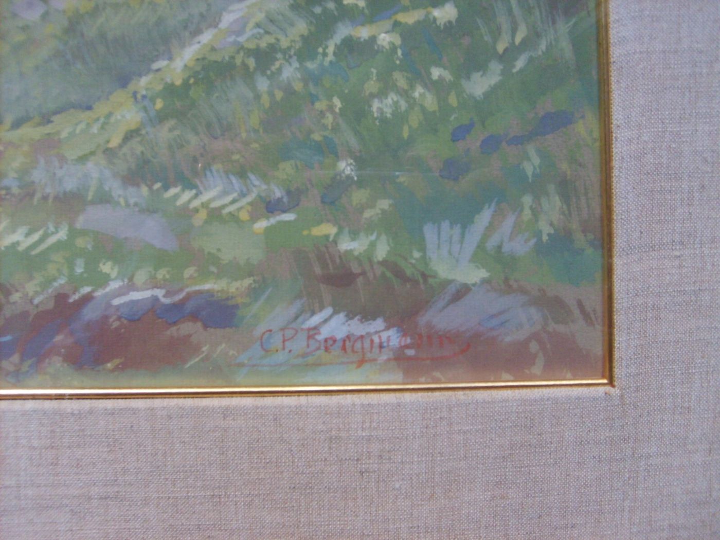 Paesaggio Montano Con Baita, Opera Firmata Di Conrad Peter Bergmann