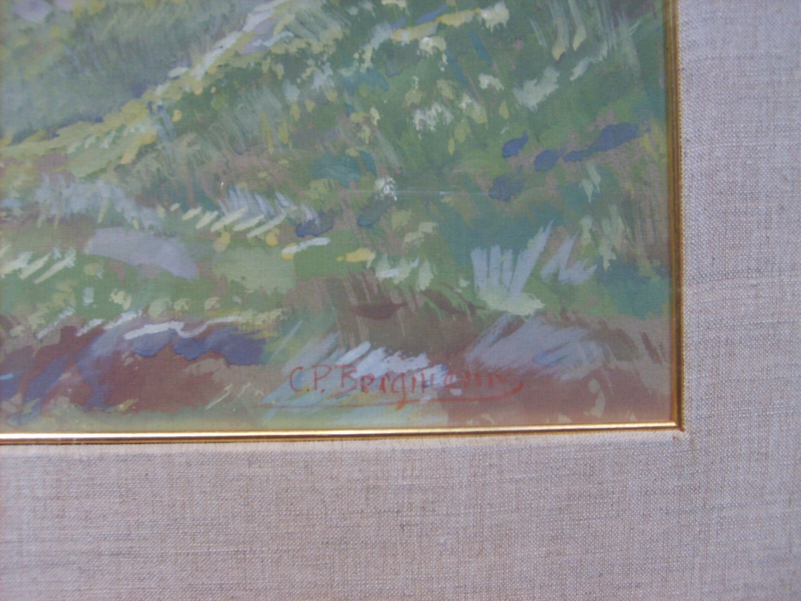 Paesaggio Montano Con Baita, Opera Firmata Di Conrad Peter Bergmann