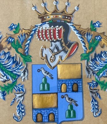 Araldica, Genealogia E Artistica Raffigurazione Allegorica   Abruzzo, Scanno, Paolone