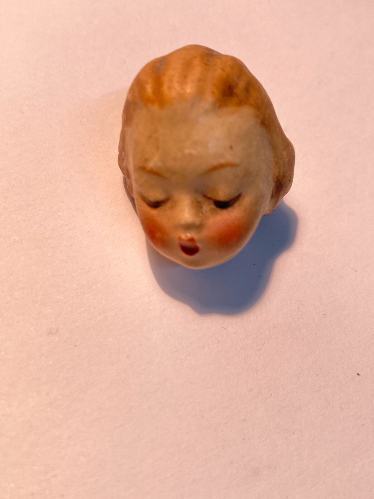 Artistica Scultura: Testina In Bisquit Per Bambole d'Epoca