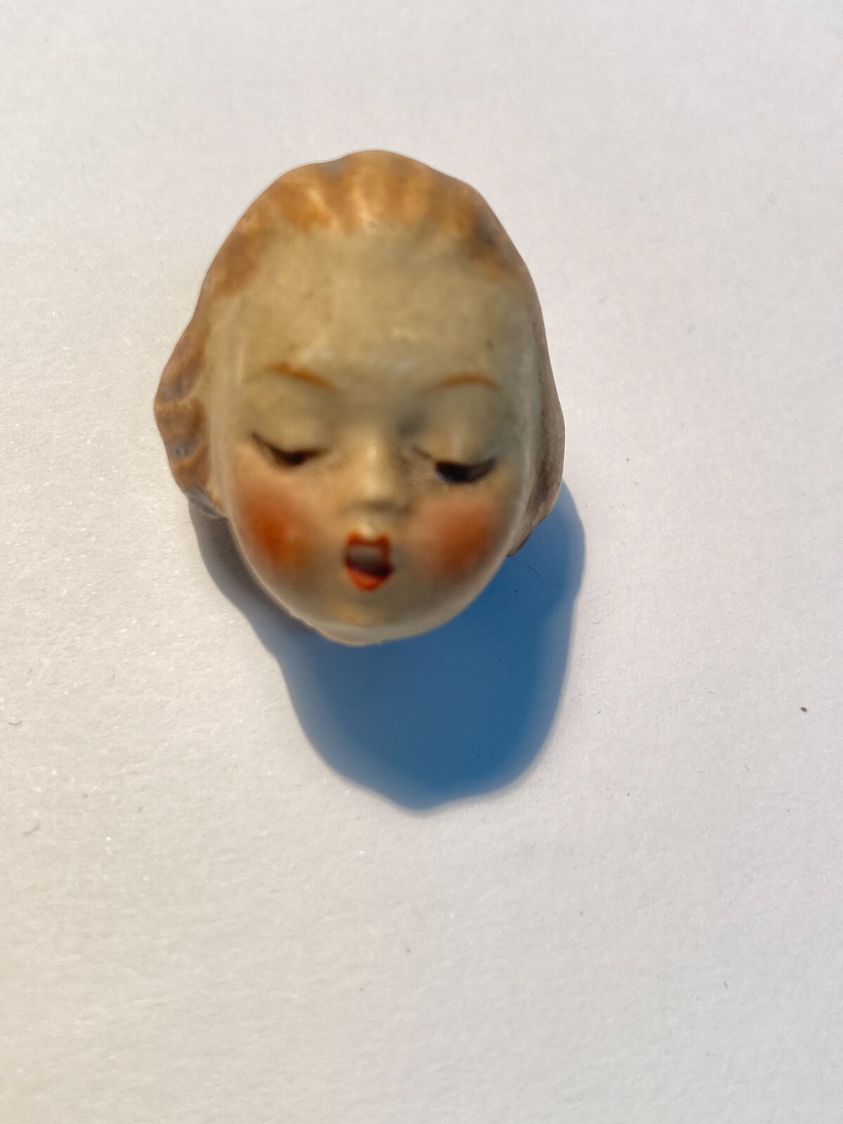 Artistica Scultura: Testina In Bisquit Per Bambole d'Epoca