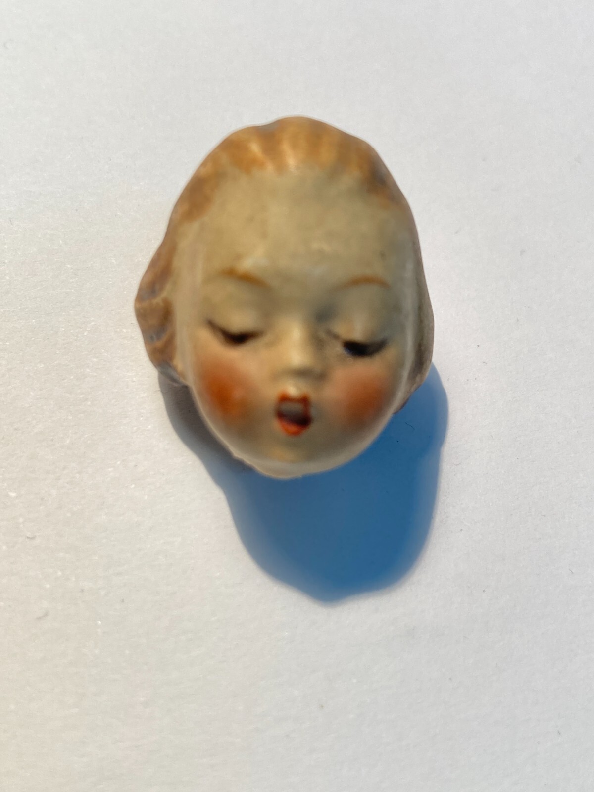 Artistica Scultura: Testina In Bisquit Per Bambole d'Epoca