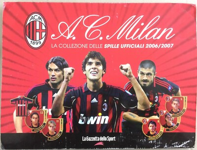 Sport, Calcio, Calciatori: Squadra Del Milan, Spillette Con Ritratti Da Collezione